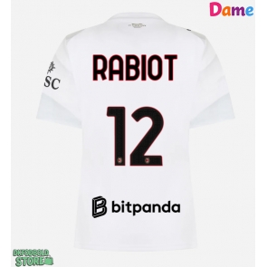 AC Milan Adrien Rabiot #12 Replika Udebanetrøje Dame 2026-27 Kortærmet